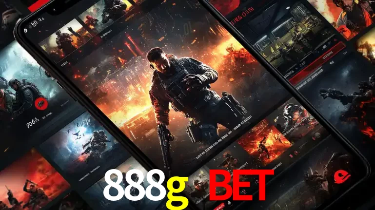 Tela de um celular exibindo uma galeria de jogos de tiro com temática militar, mostrando a variedade de e-sports disponíveis para apostas na plataforma de entretenimento 888g bet.