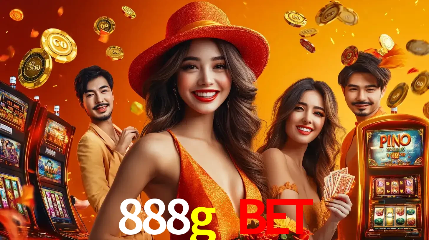 Grupo de amigos asiáticos sorrindo e se divertindo com máquinas de caça-níqueis em um ambiente festivo, celebrando suas vitórias nos jogos de cassino do 888g bet.