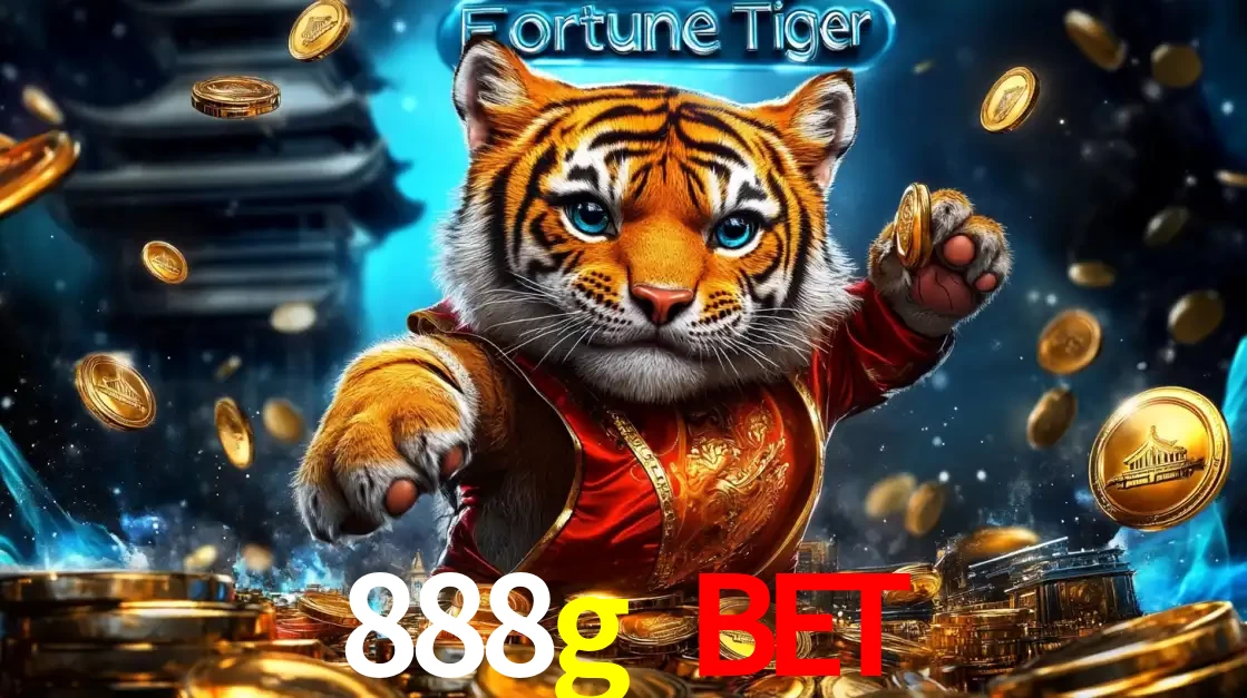 Imagem promocional do jogo de slot Fortune Tiger, com um tigre majestoso em traje tradicional cercado por uma fortuna em moedas de ouro, disponível agora no cassino 888g bet.